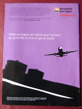 6/2006 PUB IAE INTERNATIONAL AERO ENGINES V2500 MOTEUR AVIATION ORIGINAL AD