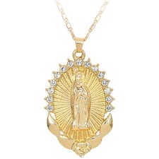 Vierge Collier Collier Religieux Chrétien Bijoux Femmes Pendentif Collier