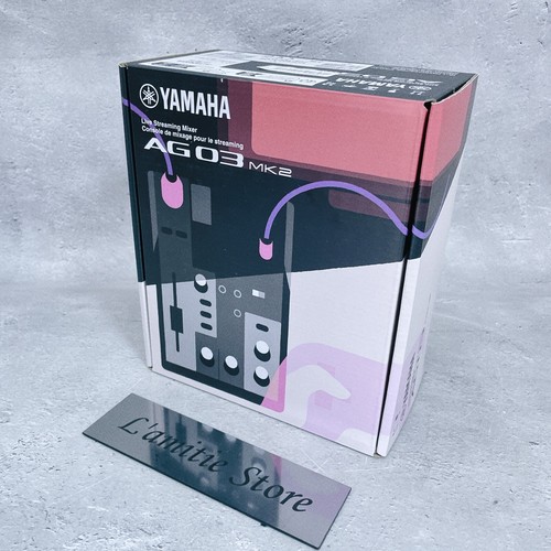 Yamaha ag03mk2 noir 3ch - ag03mk2,