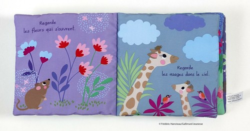 Livre tissu dans boite mon - en,