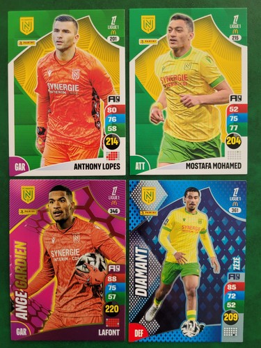 Lot cartes panini - lot, 4