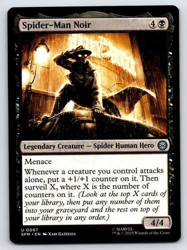 Spider man noir uncommon - noir,