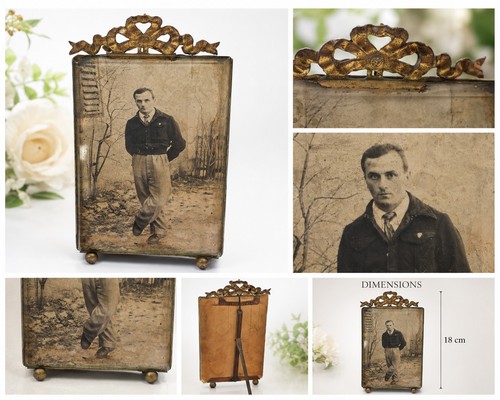Ancien cadre porte photo - porte-photo, avec