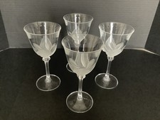 Set of 4 JG Durand Crystal