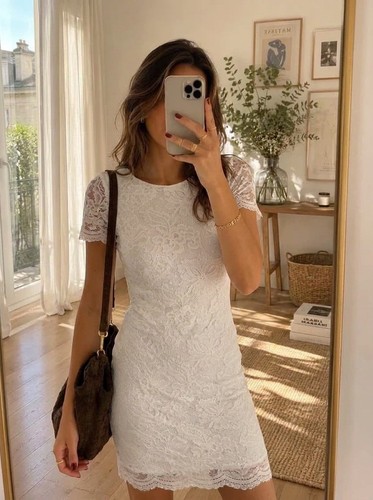 Robe femme blanche - robe,