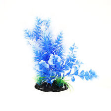 Aquarium Plastique Plantes, Artificiel Aquatique Plante Plantes Bleu