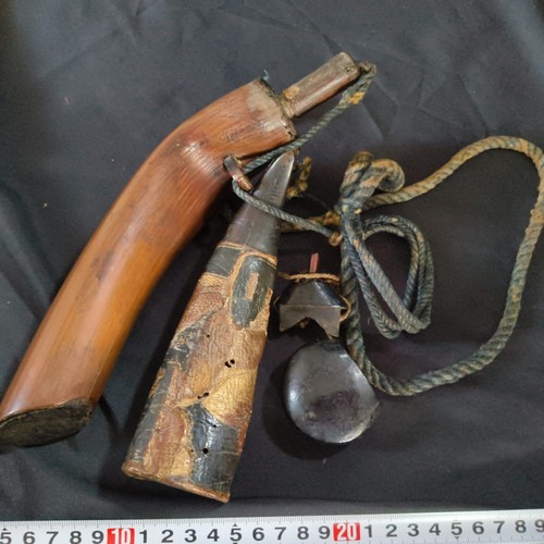 Ancien japonais poudre corne - ancien,