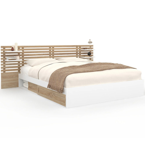 Lit double savana avec - double,
