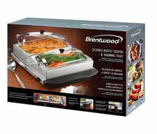 Brentwood Double Buffet Server