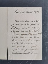 lettre autographe signée du