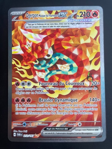 Carte pokémon ogerpon masque - carte,