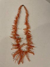 Collier Corail Rouge / orange