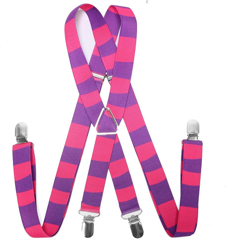 Suspenders cheshire cat stripe - cheshire,