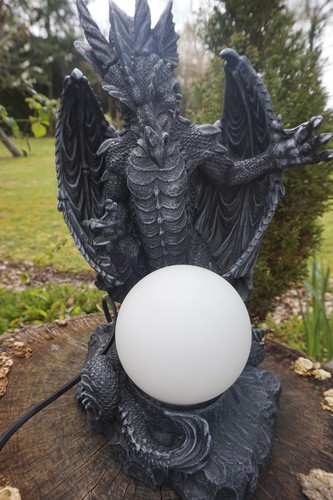 65820 grande lampe dragon de - lampe,