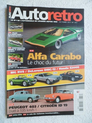 Auto retro 357 2011 alfa - retro,