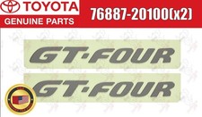 TOYOTA Véritable Celica ST205 Spoiler Arrière "GT-FOUR" Emblème Autocollant S...