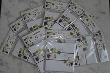 LOT DE MENUS DECOR GRAPPES DE