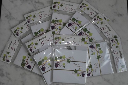 Lot menus decor - menus, de