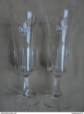 Ancien - 2 Verres publicitaires DOPFF AU MOULIN
