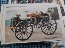 Carte Image vintage voiture A Vapeur