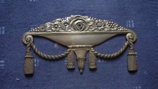 antique art deco  french  bronze furniture pediment decoration