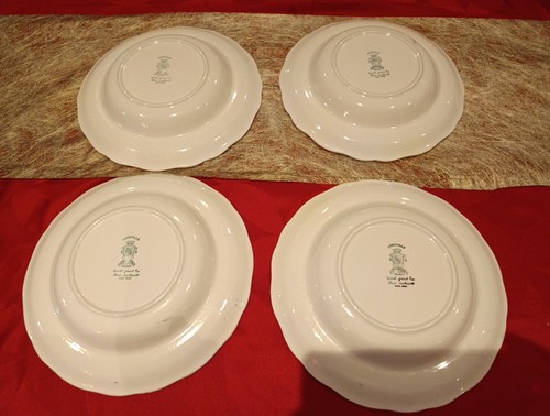Assiettes creuses anciennes - x4,