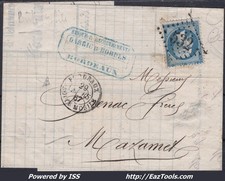 FRANCE N°22 SUR LETTRE GC 532