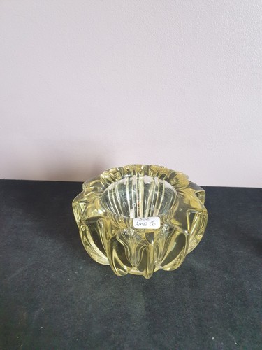 Vase cristal art déco - , signé
