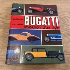 Livre Bugatti l'évolution d'un style Paul Kestler 1975 E1
