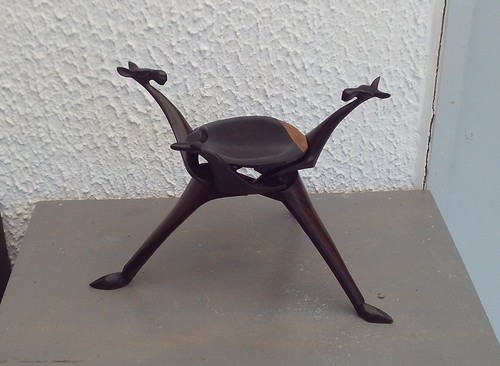 Trepied plat bois - en,