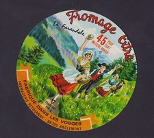 Ancienne étiquette Fromage