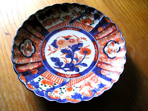 Grand plat porcelaine et - plat,