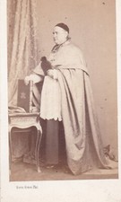 Portrait de Louis-Édouard Pie Evêque de Poitiers Vienne CDV Photo Bisson Frères