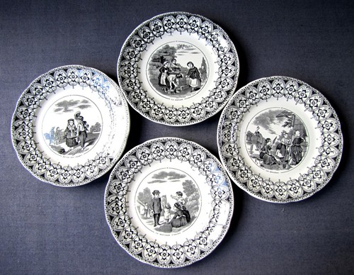 Assiettes parlantes en - 4,
