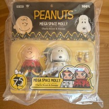 Lot de figurines Mega Space Molly 100 % Charlie Brown & Snoopy PVC neuves
