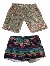 LOT  2  MINI SHORT FEMME TAILLE Fr 38/39 UN PLEASE ET UN TEDDY SMITH SUPER ETAT
