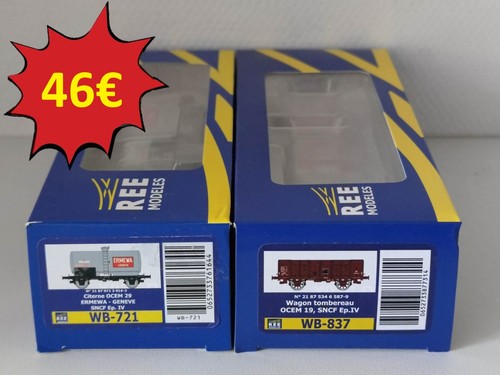 Ree modeles lot wagons - modeles,