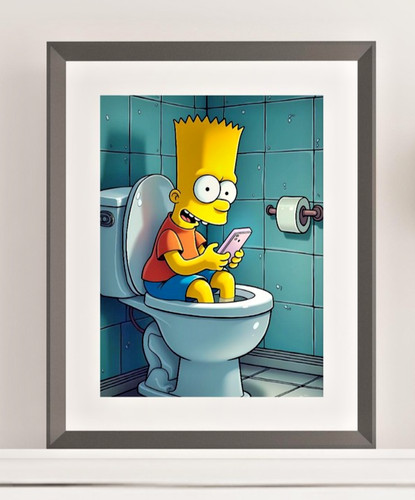 Affiche poster bart simpson - affiche,