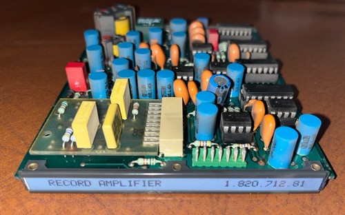 Card record amplifier - card, studer