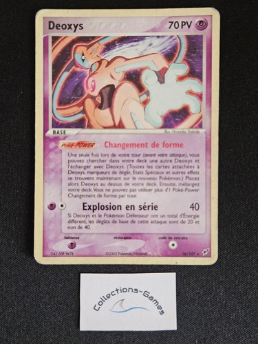 Carte pokémon deoxys 107 - carte,