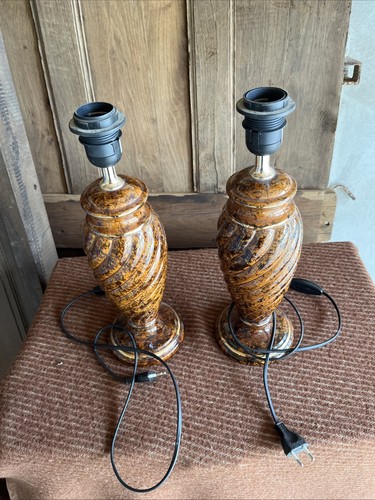 Pieds lampes chevets - 2, de
