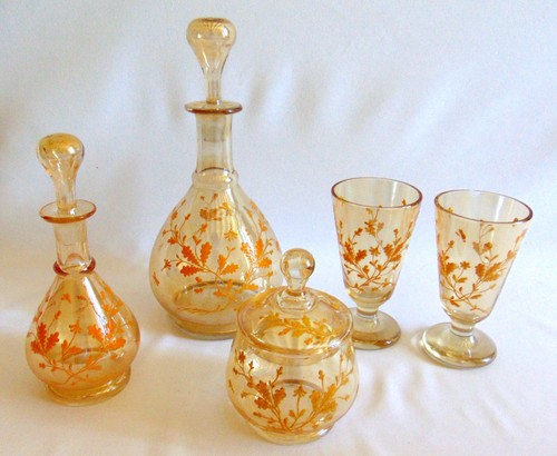 Ancien ensemble carafes - de,