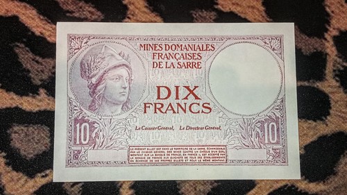 Billets francs mines - francs,