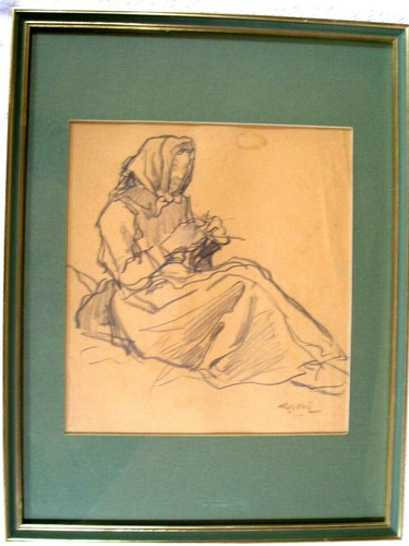 Dessin ancien dedut xxème - ancien,