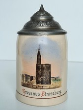 Ancienne chope à bière grès