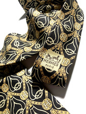 HERMES VINTAGE INITIALE H CEINTURE D'ÉQUITATION CRAVATE CHEVAL BOUCLE HAUT DE...