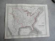 ETATS UNIS USA CARTE
