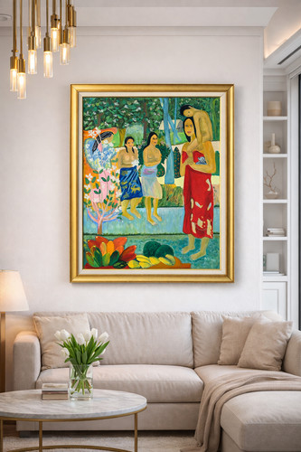 Tableau huile sur - toile, signé