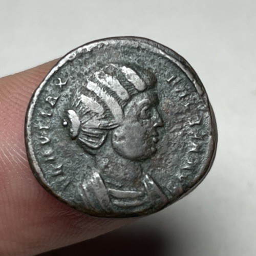 Monnaie romaine fausta nummus - monnaie, ,fausta,nummus