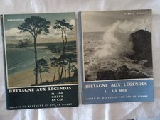Guide touristique - BRETAGNE AUX LEGENDES - 2 Livres - JOS LEDOARE - 1961